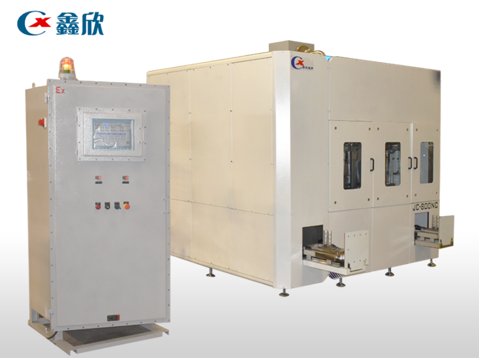 Aluminum baffle fully automatic enclosed hydrocarbon cleaning machine