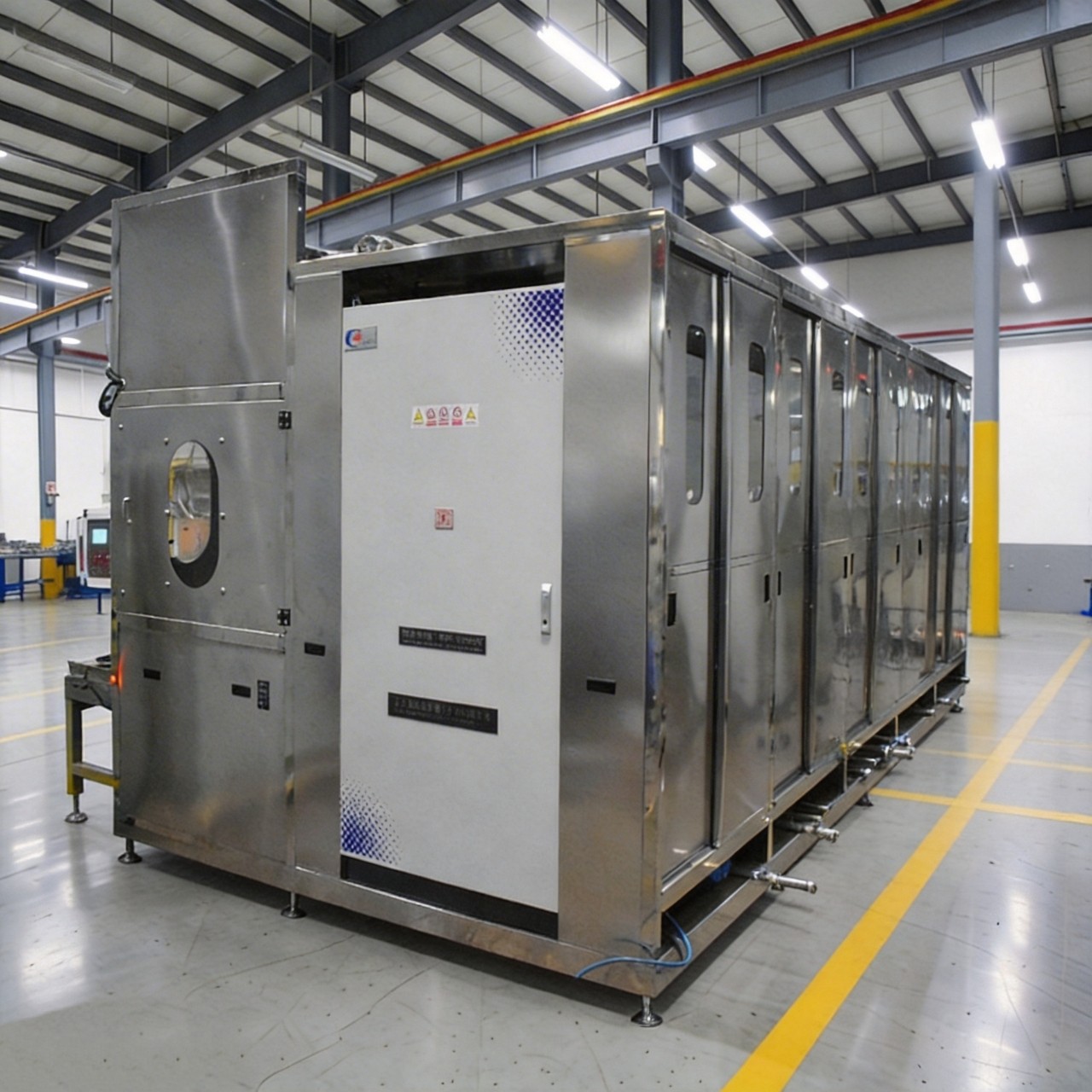 汽車零部件全自動(dòng)多工位清洗烘干線 (3)