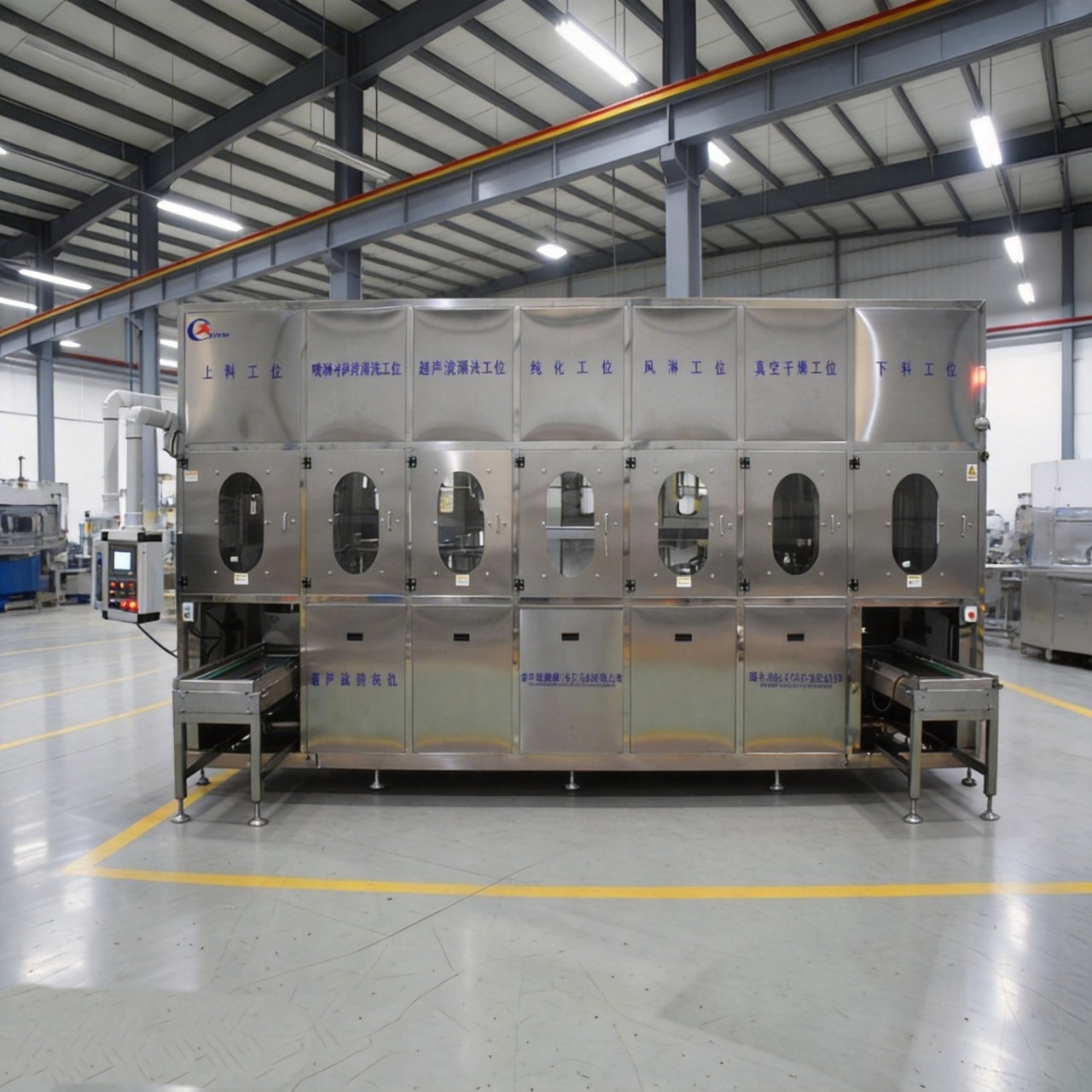 汽車零部件全自動(dòng)多工位清洗烘干線 (4)